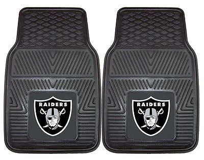 Las Vegas Raiders Vinyl Heavy Duty Floor Mats Set  OUT OF STOCK