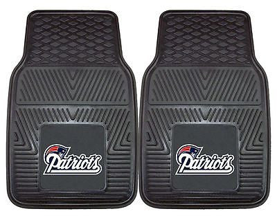 New England Patriots Vinyl Heavy Duty Mats Set of 2