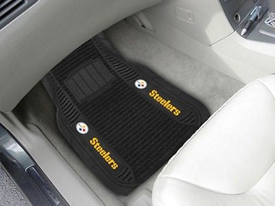 Pittsburgh Steelers Vinyl Deluxe Auto Floor Mats Set