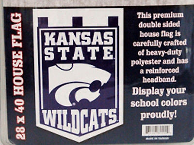 Kansas State Double Sided House Flag  OUT OF STOCK