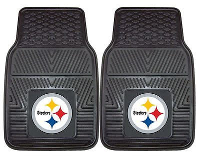 Pittsburgh Steelers Vinyl Heavy Duty Floor Mats Set   OUT OF STOCK