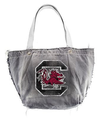 South Carolina Gamecocks Light Gray Distressed Vintage Tote OUT OF STOCK