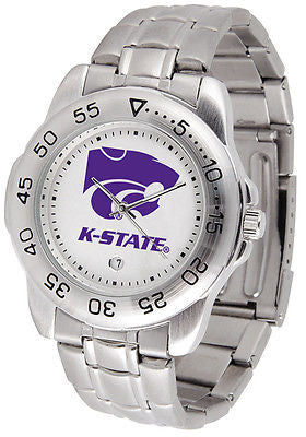Kansas State Men's Sports Stainless Steel Watch