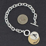 Alabama Roll Tide Round Disc Toggle Bracelet OUT OF STOCK