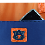 Auburn Blue and Orange Phyllis Purse