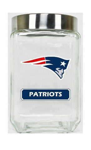 New England Patriots Glass Container Set