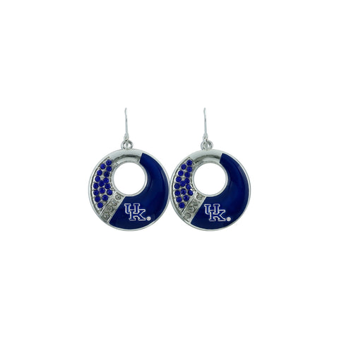 Kentucky Wildcats Circle Elenore Earrings