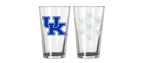 Kentucky Wildcats 16oz Team Logo Glass Set