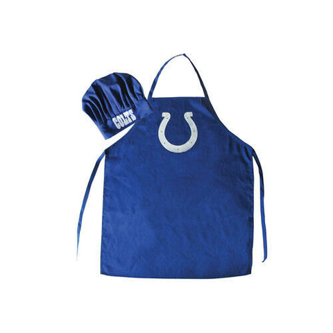 Indianapolis Colts Apron & Chefs Hat Set