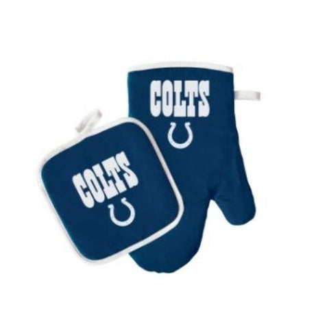 Indianapolis Colts 2 Piece Oven Mitt and Pot Holder Set