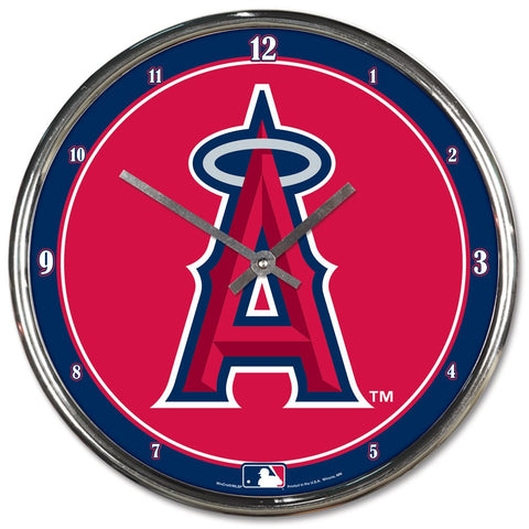 Los Angeles Angels of Anaheim Chrome Wall Clock (OUT OF STOCK)