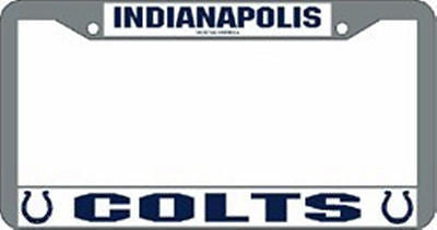 Indianapolis Colts Chrome Auto Tag Frame