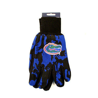 Florida Gator's Blue Camo Prints Men's Cotton Gloves