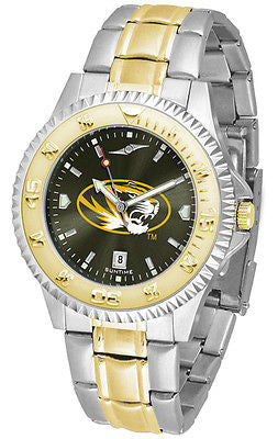 Missouri Tigers Men's Competitor Stainless Steel AnoChrome Two Tone Watch