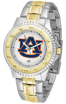 Auburn Tigers Competitor Two Tone Stainless Steel Men's Watch
