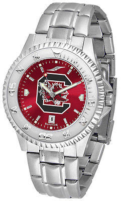 South Carolina Gamecocks Men's Competitor Stainless Steel AnoChrome Watch