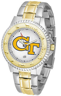 Georgia Tech Competitor Two Tone Stainless Steel Men's Watch