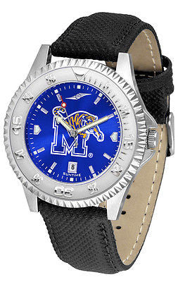 Memphis Tigers Men's Competitor AnoChrome Leather Band Watch