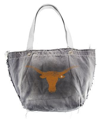 Texas Longhorns Light Gray Distressed Vintage Tote OUT OF STOCK