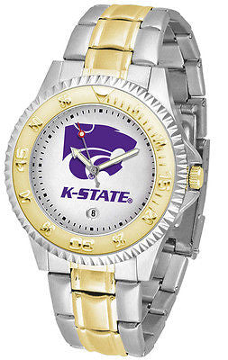 Kansas State Competitor Two Tone Stainless Steel Men's Watch