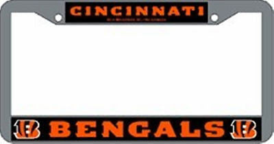 Cincinnati Bengals Chrome Auto Tag Frame