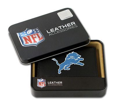 Detroit Lions Men's Leather Tri Fold Wallet