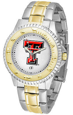 Texas Tech Competitor Two Tone Stainless Steel Men's Watch