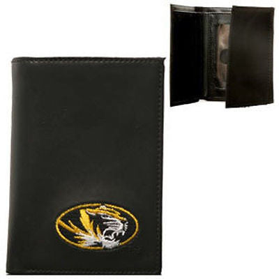 Missouri Tigers Embroidered Men's Tri Fold Wallet