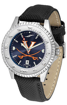 Virginia Cavaliers Men's Competitor AnoChrome Leather Band Watch