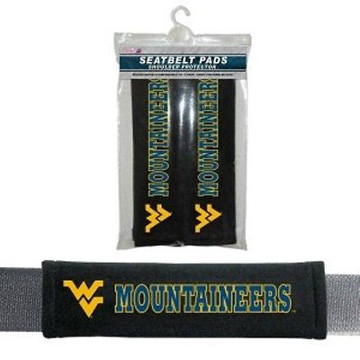 West Virginia Mountaineers Seat Belt Pads