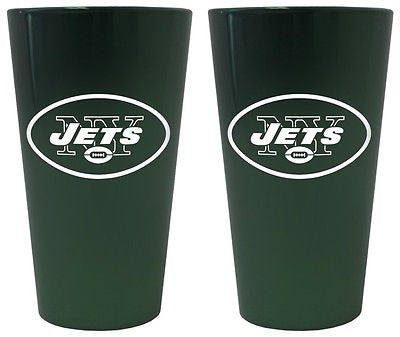 New York Jets Luster Ware Glass Set (OUT OF STOCK)