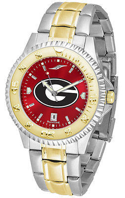 Georgia Bulldogs Men's Competitor Stainless Steel AnoChrome Two Tone Watch