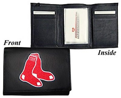 Boston Red Sox Embroidered Men's Tri Fold Wallet (out of stock)
