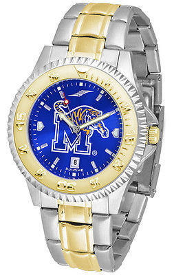 Memphis Tigers Men's Competitor Stainless Steel AnoChrome Two Tone Watch