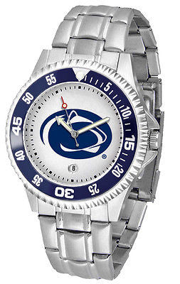 Penn State Men's Competitor Stainless Steel AnoChrome with Color Bezel