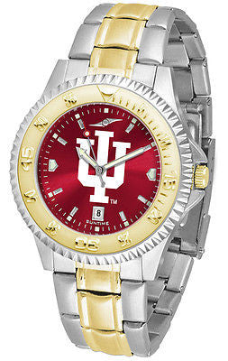 Indiana Hoosiers Men's Competitor Stainless Steel AnoChrome Two Tone Watch