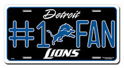 Detroit Lions Metal Car Tag (OUT OF STOCK)