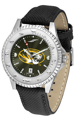 Missouri Tigers Men's Competitor AnoChrome Leather Band Watch