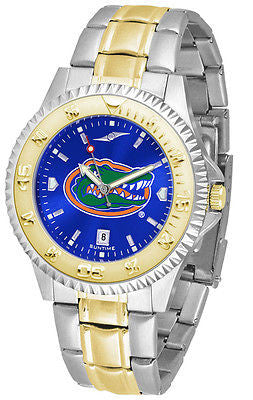Florida Gators Men's Competitor Stainless Steel AnoChrome Two Tone Watch