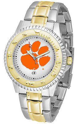Clemson Tigers Competitor Two Tone Stainless Steel Men's Watch