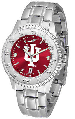 Indiana Hoosiers Men's Competitor Stainless Steel AnoChrome Watch