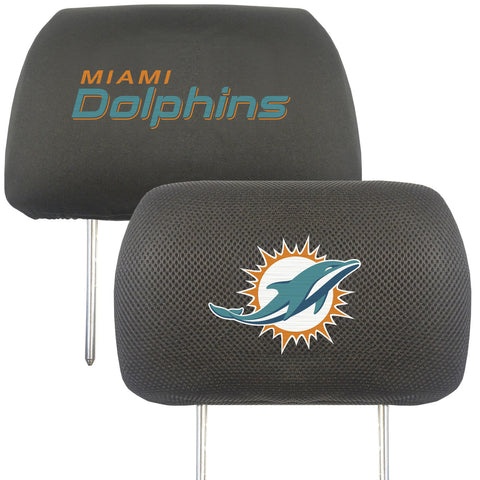 Miami Dolphins Headrest Covers