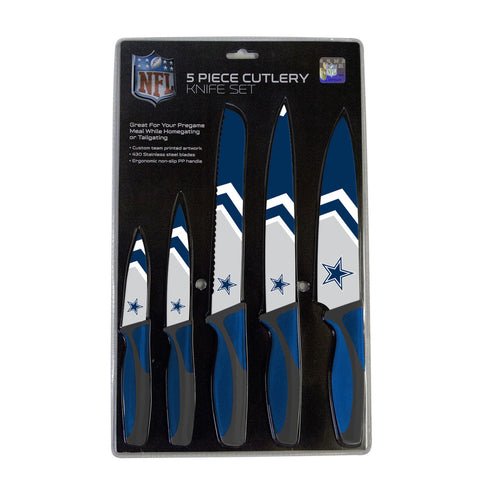Dallas Cowboys 5 Piece Knife Set