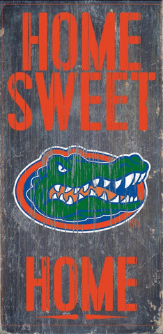 Florida Gators Home Sweet Home Wood Wall Sign