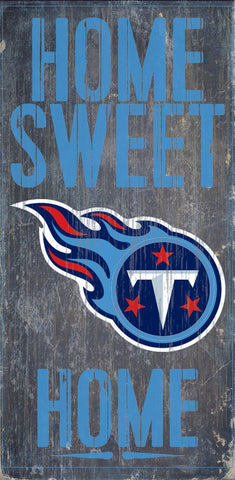 Tennessee Titans Home Sweet Home Wood Wall Sign
