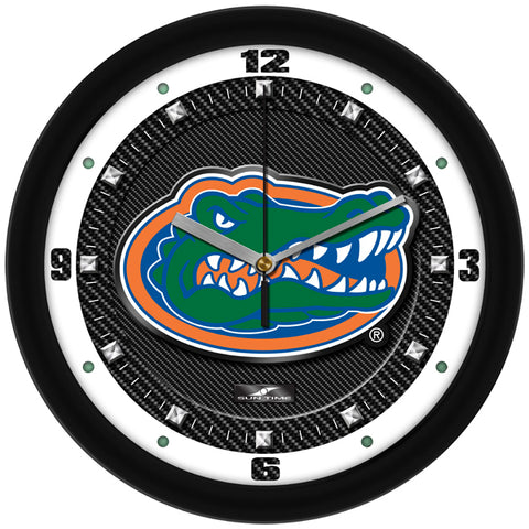 Florida Gators Carbon Fiber Wall Clock