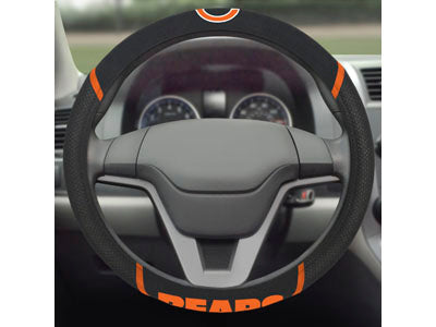 Chicago Bears Steering Wheel Cover Embroidered/ Mesh/Stitched