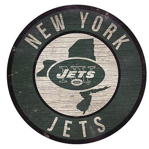 New York Jets 12" Wooden Wall Sign
