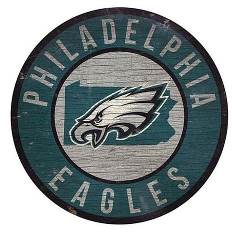 Philadelphia Eagles 12" Wooden Wall Sign (OUT OF STOCK)