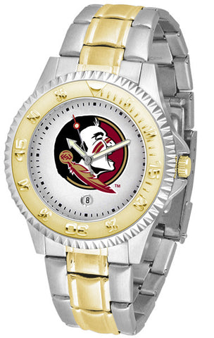 Florida State Seminoles Competitor Two Tone Stainless Steel Men's Watch